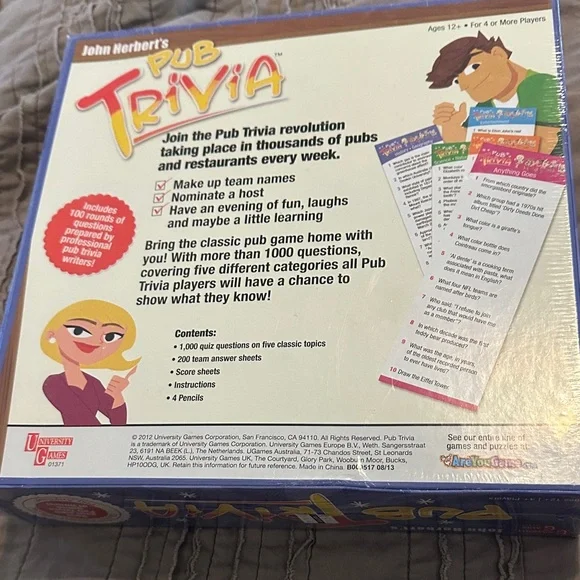 Pub Trivia Game - unopened - Picture 2 of 3
